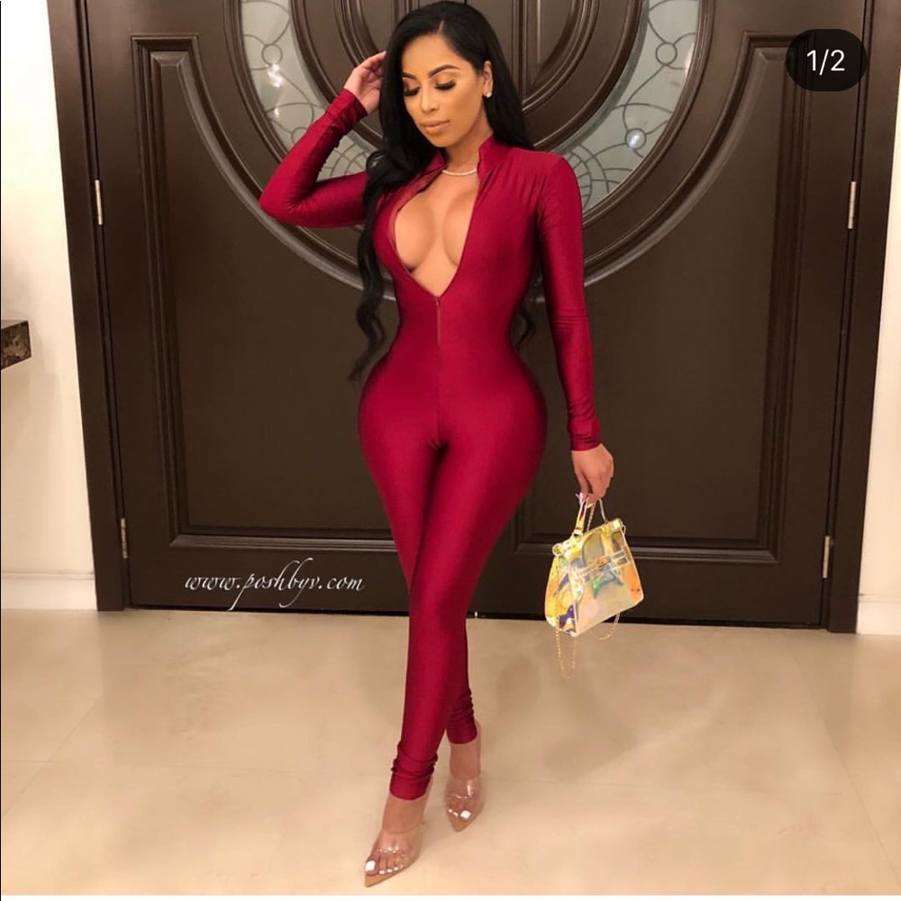 Brand new Posh by V full body jumpsuit catsuit